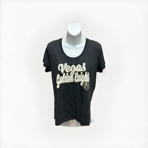 '47 Las Vegas Golden Knights Womens Shirt Size Large Short Sleeve Gray NHL